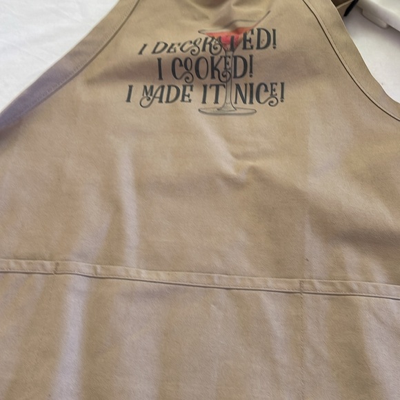 I DECORATED! I COOKED! I MADE IT NICE! Apron - Picture 4 of 6